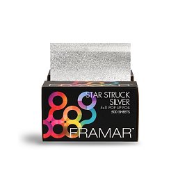 Obrázek pro produkt Embosovaná fólie předřezaná / Pop-Up Star Struck Silver 