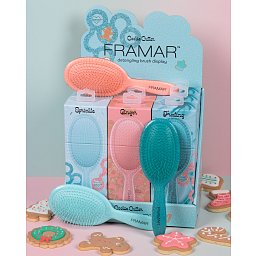 Obrázek pro produkt Framar Framar Detangle Brush Display - Cookie Cutter 9pc